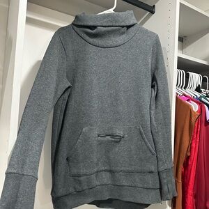 Fabletics Charcoal Cowl Neck Top